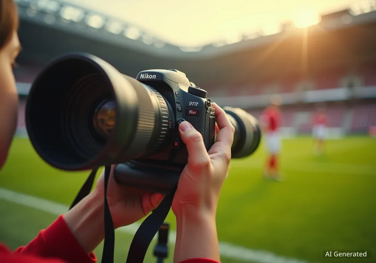 Young Photographer Captures Cameroon Football Moments