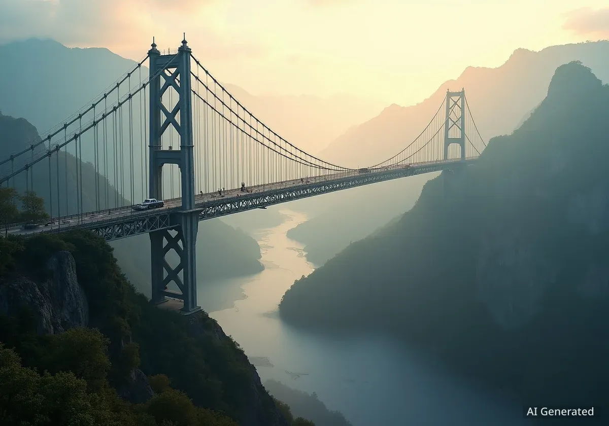 China to Open World's Tallest Bridge in Guizhou Province