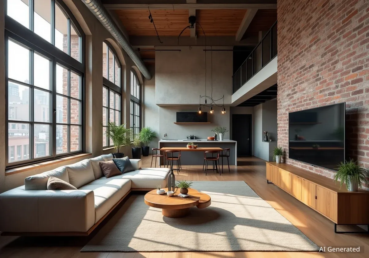 SoHo Loft Redesigned for Modern Living and Entertaining