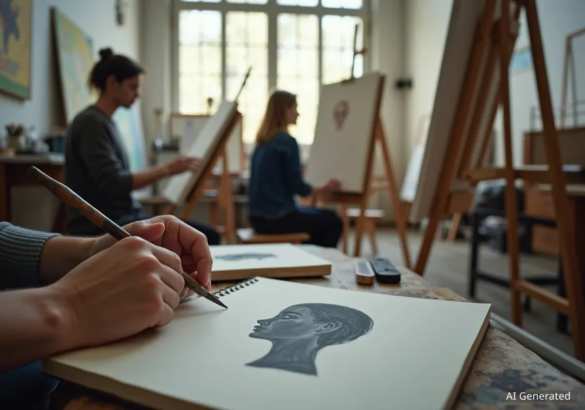 100 Heads Society Fosters Portrait Art Community