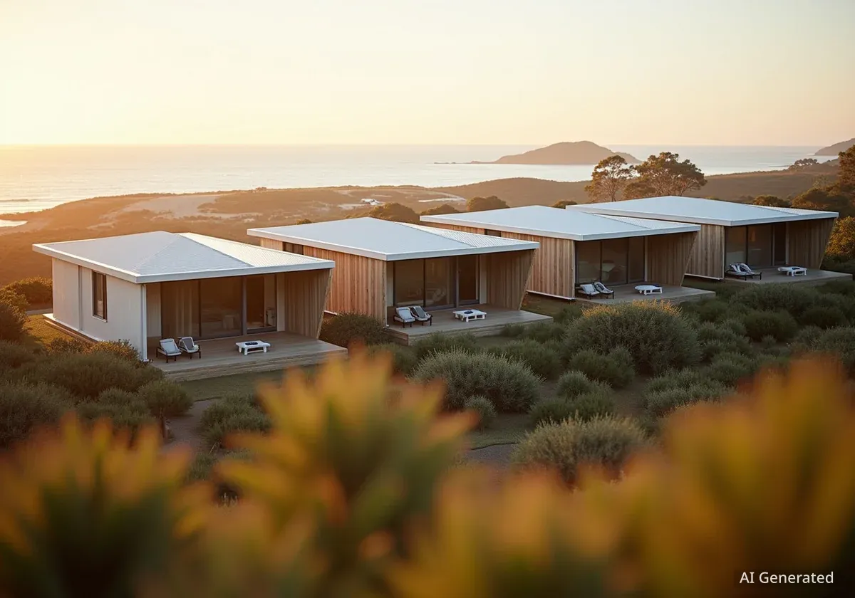 Prefabricated Holiday Homes Built for Three Sisters in Queensland