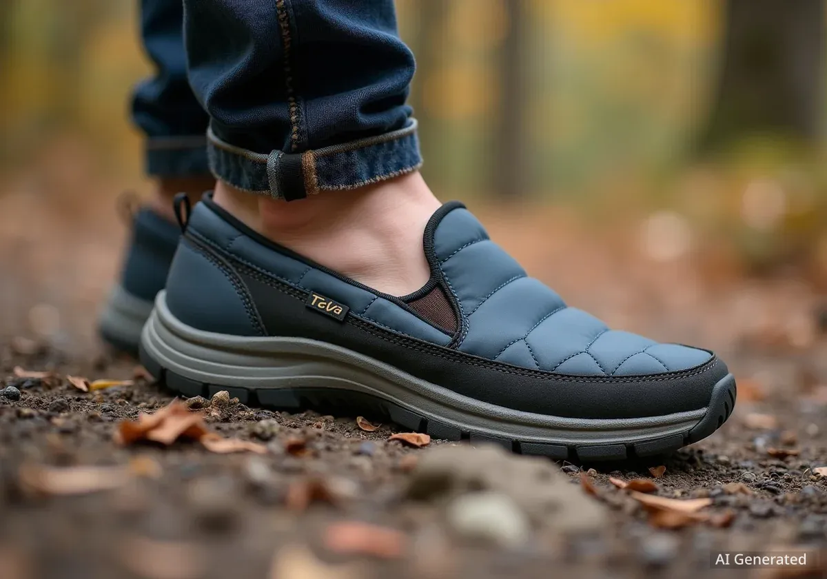 Teva ReEmber Camp Slip-On Merges Slipper Comfort, Boot Grip