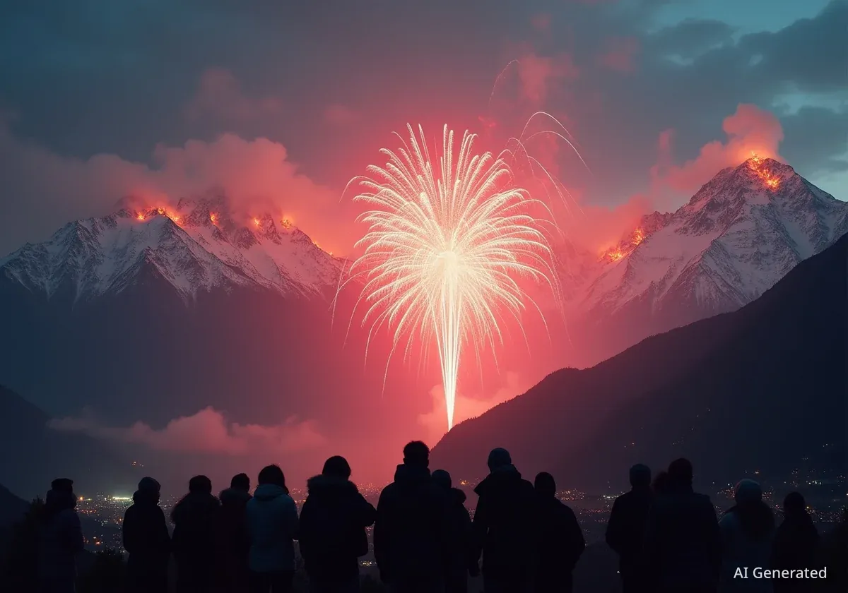 Himalayan Firework Display Draws Protests in London