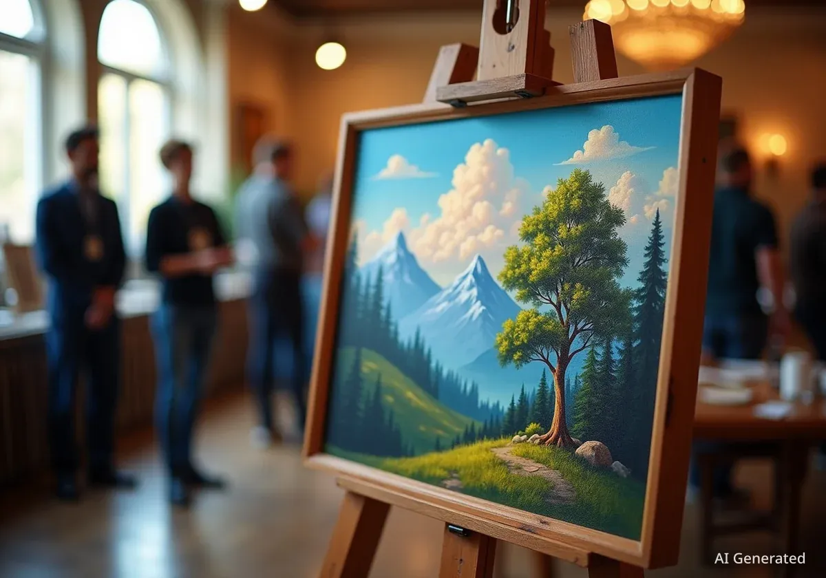 Bob Ross Paintings to be Auctioned for Public TV Funding