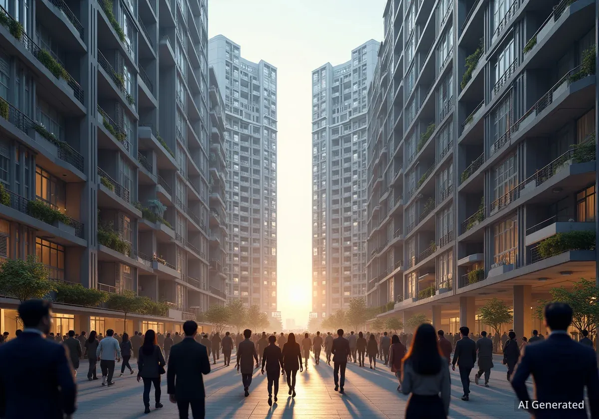 Hangzhou Apartment Complex Houses 20,000 Residents