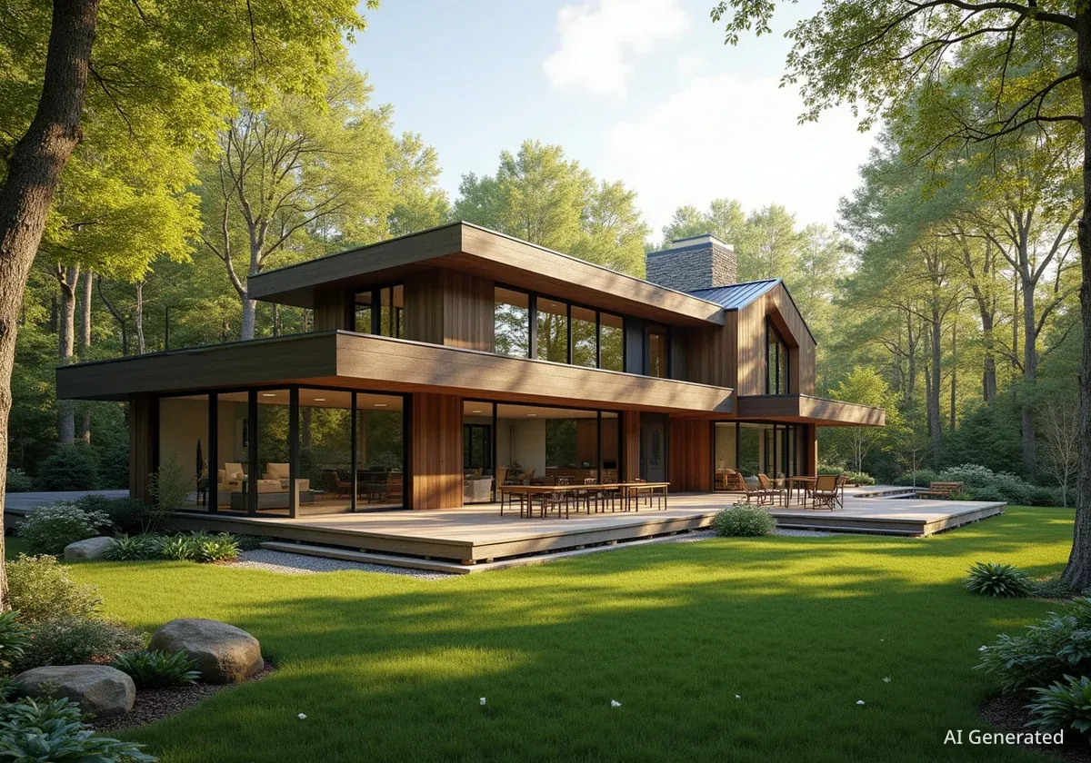 Antriya House: A Multi-Generational Weekend Home