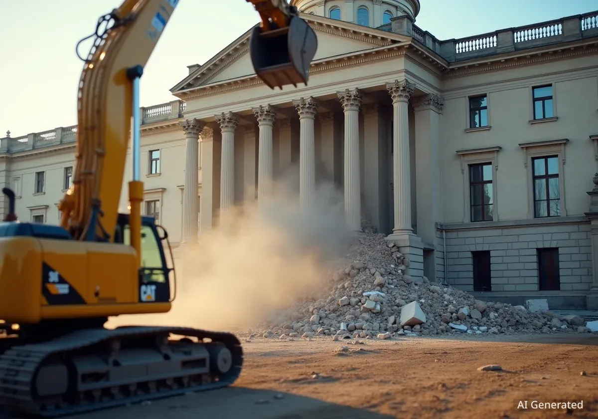 East Wing Demolition Begins for New White House Ballroom