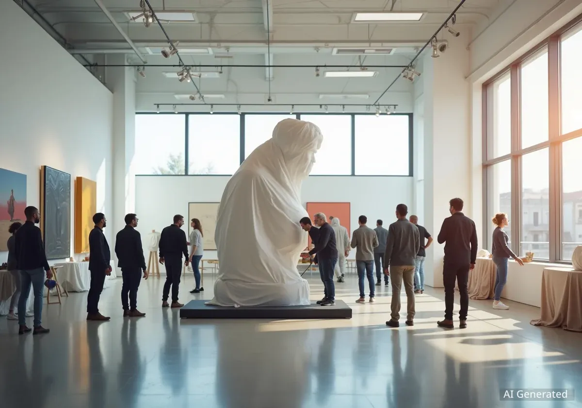 London Gallery Prepares for Frieze Art Fair