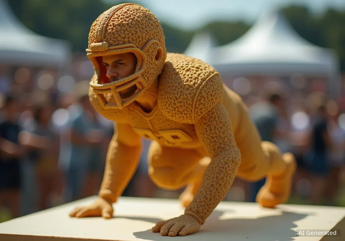 Artist Wins Scrapple Contest with Eagles-Inspired Sculpture