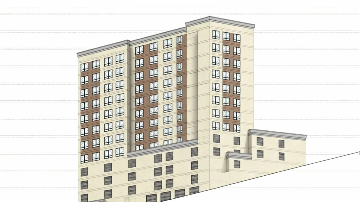 New Design for 12-Story Residential Building in Yonkers