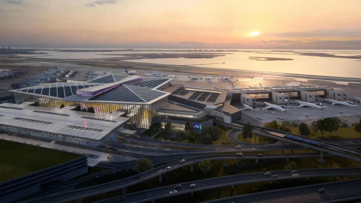 JFK New Terminal One Reveals Art and Design Details