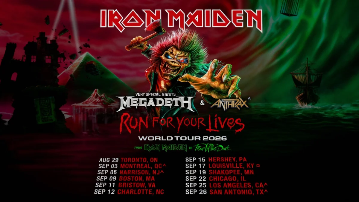 Iron Maiden Announces 2026 North American Tour