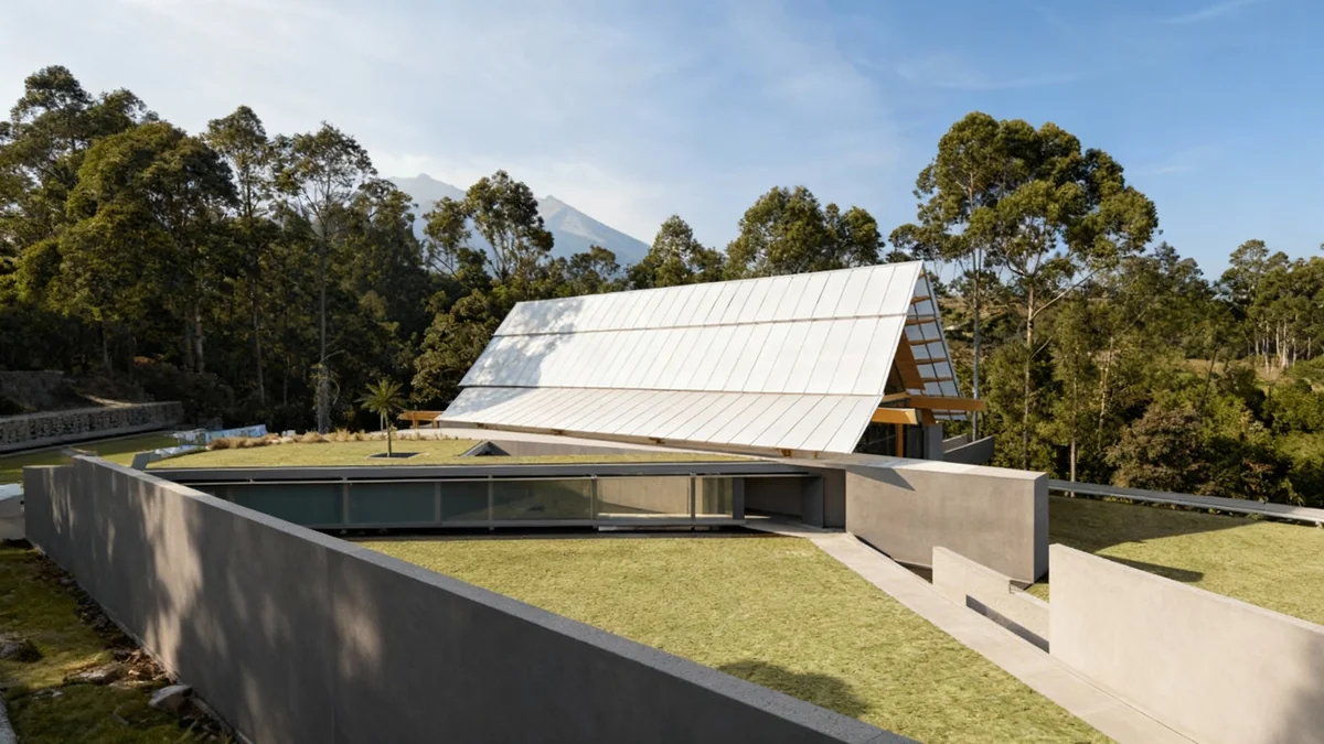 Loka Meru: Timber Chapel Rises on Mount Merbabu Slopes