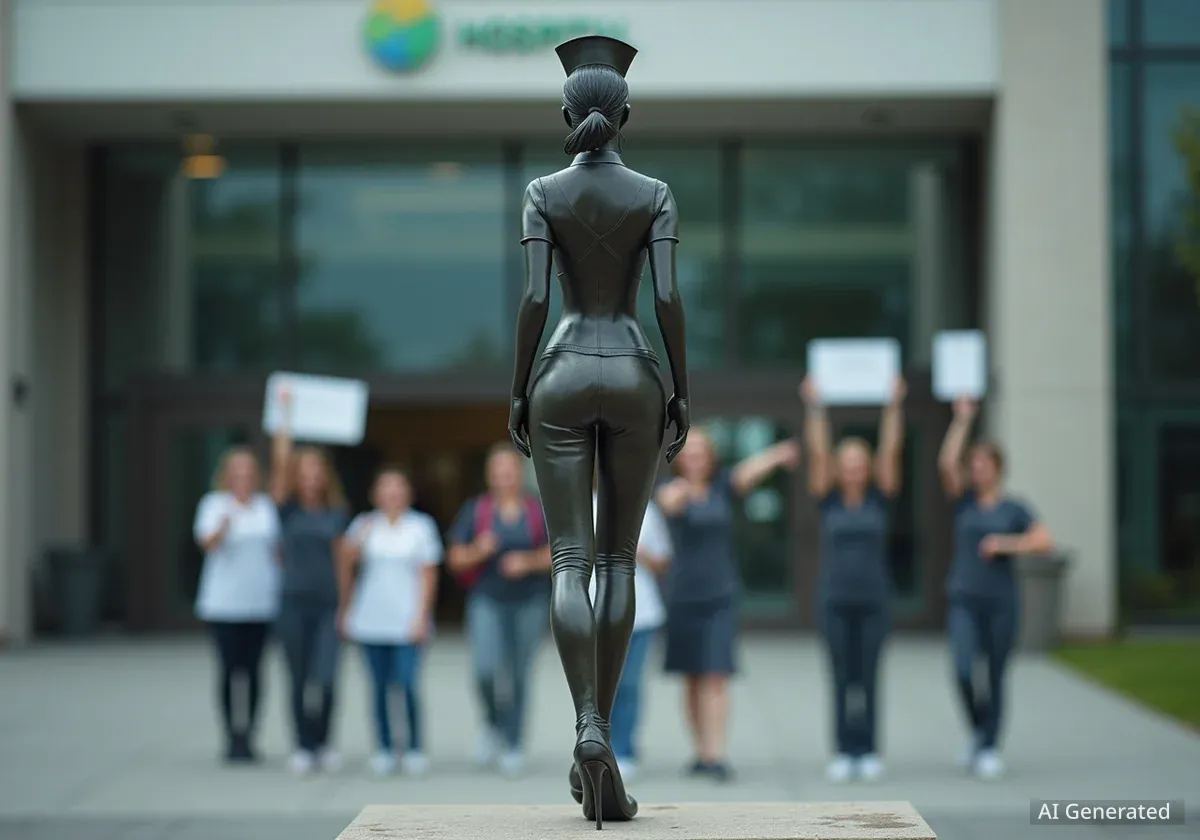 Polish Nurses Seek Removal of 'Sexist' Hospital Statue
