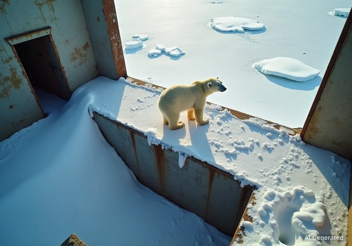 Photographer Discovers Polar Bear Colony in Arctic Outpost