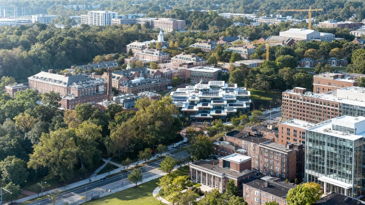 Johns Hopkins Opens Mass Timber Student Center