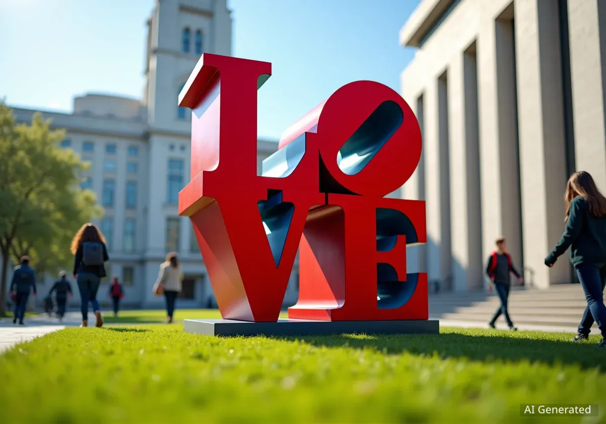 University of Utah Acquires Iconic LOVE Sculpture for $4.5M