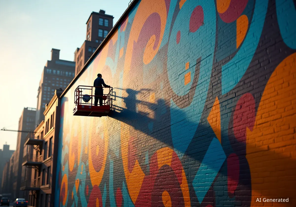 Tucson Artist Joe Pagac Creates Largest Mural