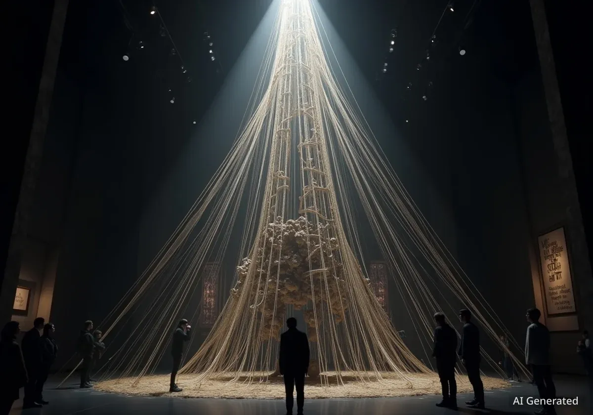 Conrad Shawcross Unveils Ambitious 'Umbilical' Artwork