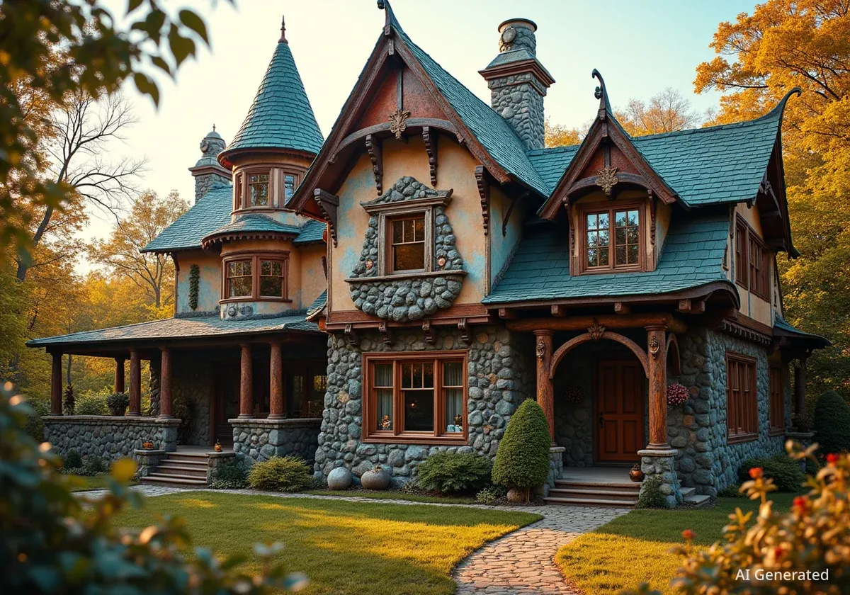 Artist Transforms New Jersey Cabin into Sprawling Art Home