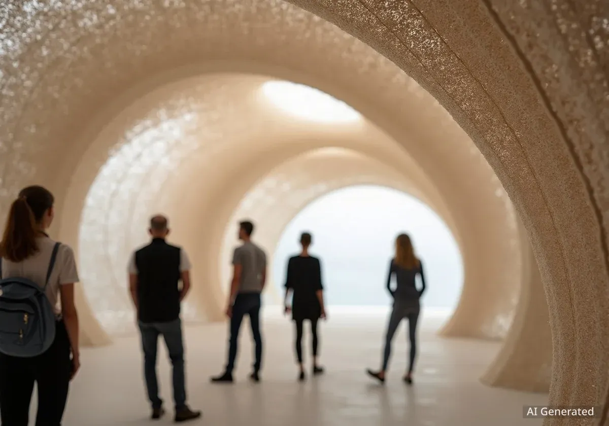 Innovative Textile Defines La Libreria at Venice Biennale