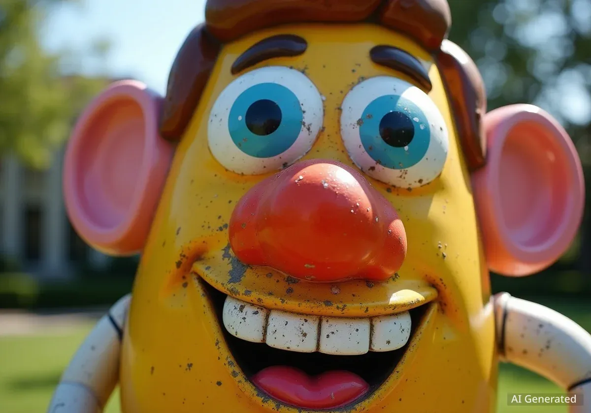 Mrs. Potato Head Statue Returns to East Greenwich