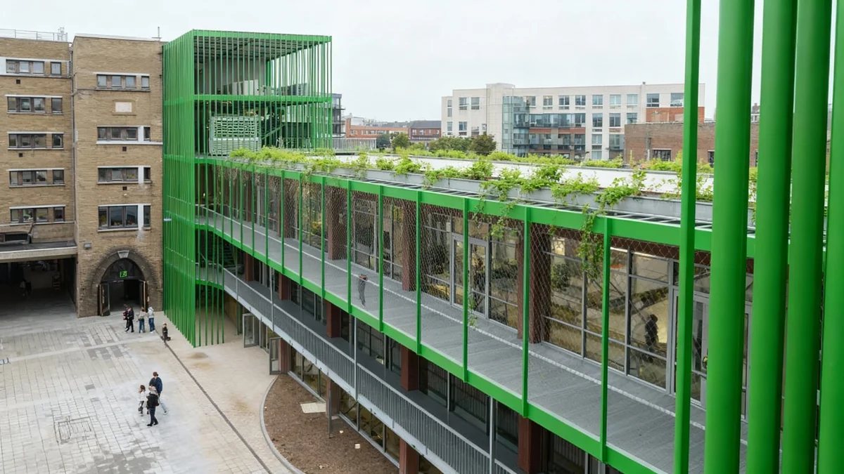 Belgium School Unveils Green Steel Workshops