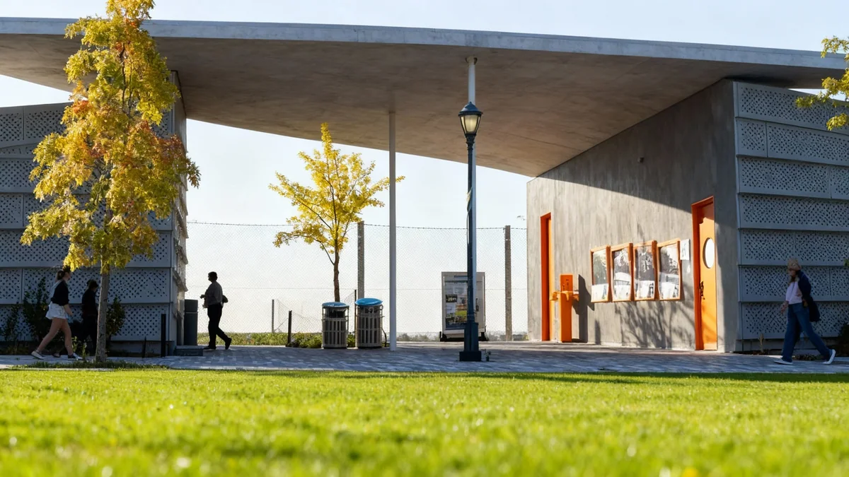 Waterfront Pavilions Enhance Hudson River Parks