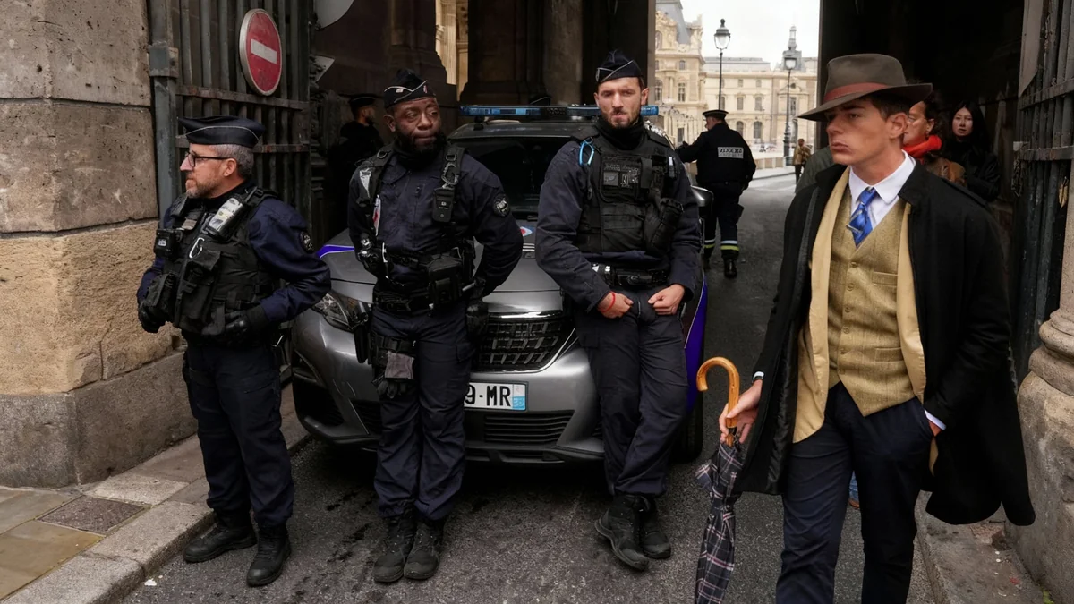 Teen Becomes Viral Sensation After Louvre Heist Photo