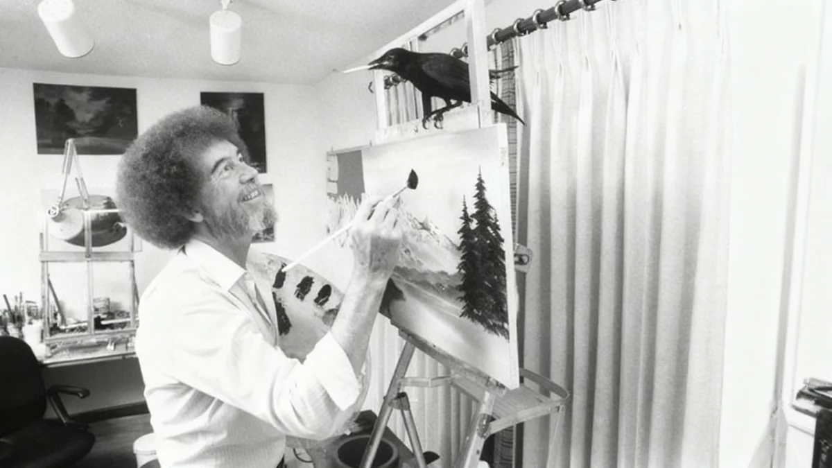 Bob Ross Paintings Auctioned to Support Public Television