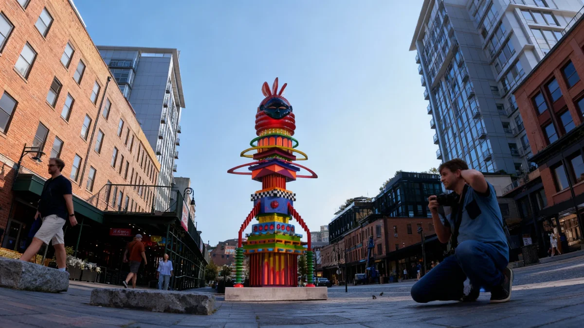 Public Art Rocket Ship Lands in Manhattan