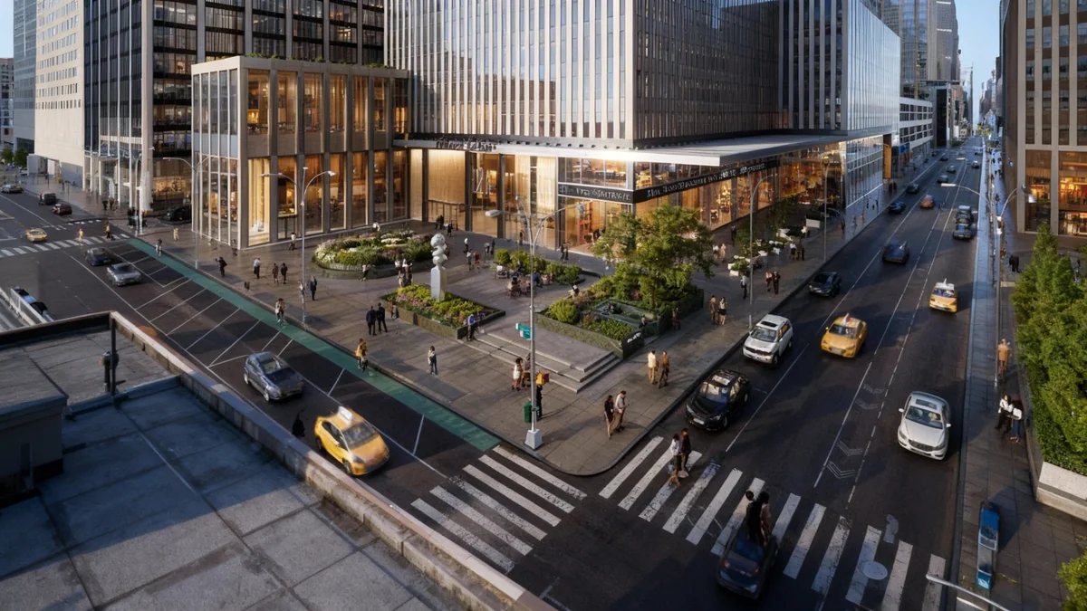 Midtown Manhattan Skyscraper Undergoing Major Renovation