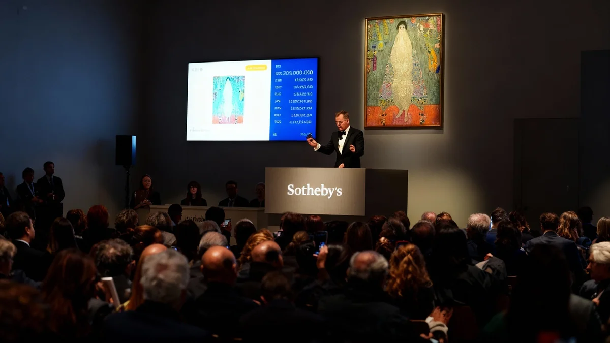 Klimt Portrait Sets Record at Sotheby's Auction