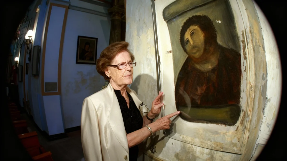 Cecilia Giménez, 'Monkey Christ' Restorer, Dies at 94