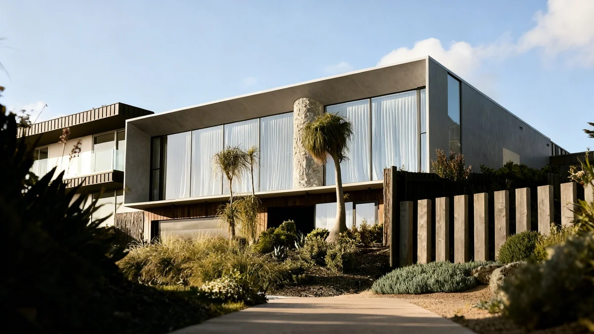 New Coastal Home in Victoria Built to Withstand Harsh Weather