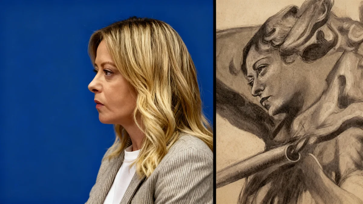 Angel Fresco Resembling Meloni Under Investigation in Rome